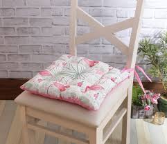 fl printed chair pad cushion set