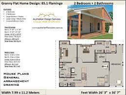 House Plans 68 M2 736 Sq Foot 2 Bedroom