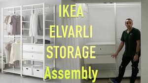 Check spelling or type a new query. Ikea Elvarli Wardrobe Storage Assembly Youtube