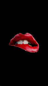 Range of styles in up to 16 colors. Pop Art Red Lips Black Background Novocom Top