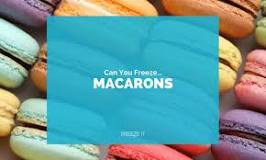 How do you thaw frozen macarons?