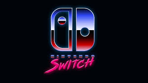 abstract nintendo switch logo wallpaper