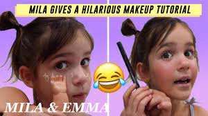 mila stauffer gives a makeup tutorial