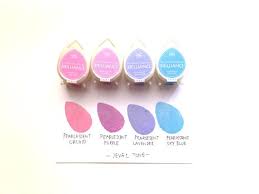 Brilliance Ink Pads Tsukineko Rubber Stamp Pads Multipurpose Fast Drying Pearlescent Solvent Ink Jewel Tone