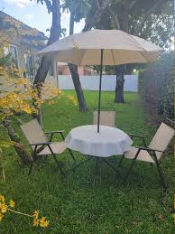 Vinyl Outdoor Tablecloth With Umbrella