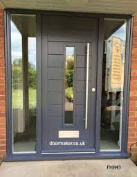 This is an example of a contemporary entrance in west midlands. Modern Front Porch Designs Uk