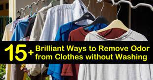 remove odor from clothes without washing