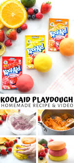 kool aid playdough recipe little bins