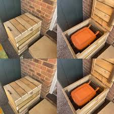 Outdoor Storage Wooden Storage Box With