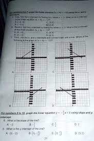 Graph The Linear Equation 3x 4y 12