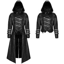 Black Hooded Scorpio Men S Jacket Coat