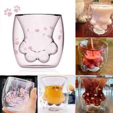 The cat paw cup phenomenon has sparked speculation that starbucks purposefully tried to drive up demand, though cnn reports that the company denied this in a social media post. Cute Sakura Cat Paw Glass Cup Coffee Milk Mug For Starbucks Lovely Pink Buy At A Low Prices On Joom E Commerce Platform