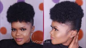 diy simple and sleek afro natural hair