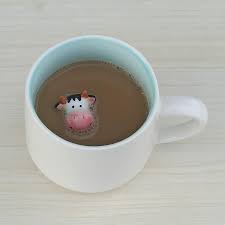 3d coffee mug cute cow inside