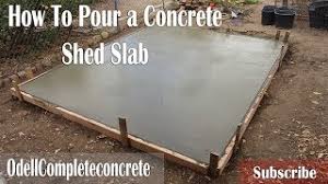 concrete slab foundation thickness