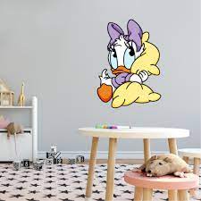 Cartoon Disney Daisy Duck Hugging A