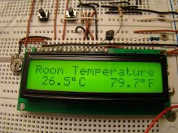 Digital Room Thermometer Electronics