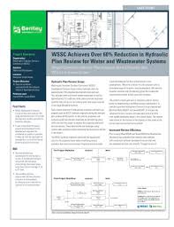 Wssc Achieves Over 60 Reduction In Hydraulic Bentley