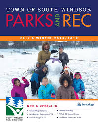 Fall Winter Brochure 2018 2019 By South Windsor Parks And
