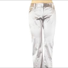 Dolce Gabbana Silver Skinny Pants Nwt