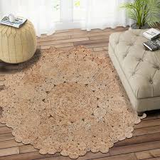 gul natural round jute area rugs