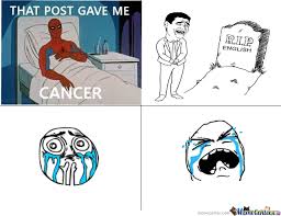 Spider Man Died Because Of Cancer. by jiedhovik - Meme Center via Relatably.com