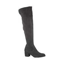 Womens Tamaris Joyce Over The Knee Boot Size 37 M Anthracite