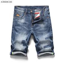 Airgracias 2018 New Arrive Shorts Men Jeans Brand Clothing Retro Nostalgia Denim Bermuda Short For Man Blue Jean Size 28 40 S430