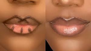 woc darkskin ombre lips tutorial