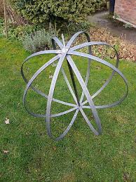Garden Sphere Wrought Iron Garden Art