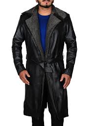 Ryan Gosling Blade Runner 2049 Black Leather Coat Samishleather