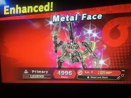 Metal Face Is The Ultimate Legendary Spirit In Smash