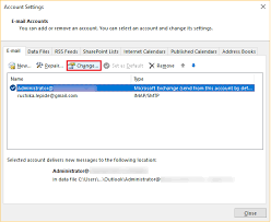 how to find the exchange server address