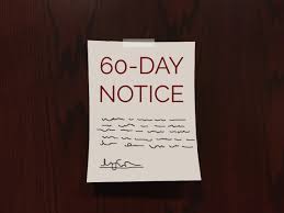 30 60 day notice to vacate during covid