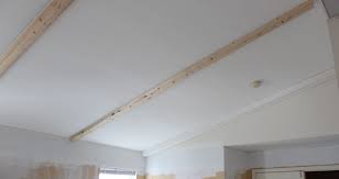 installing faux wooden beams the
