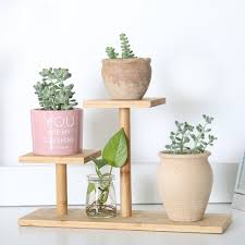 Luckychild Bamboo 3 Tier Plant Stand
