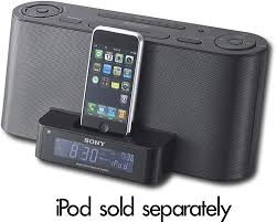 sony am fm clock radio with apple ipod