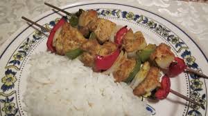 grilled curry en kabobs