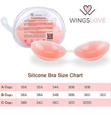 Wingslove Reusable Strapless Backless Self Adhesive Silicone