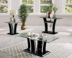 Furniture Of America Staten Glossy Black Coffee Table