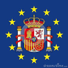 Free spain flag downloads including pictures in gif, jpg, and png formats in small, medium, and large sizes. Spain Coat Of Arms On The European Union Flag Vector Illustration Coat Of Arms Flag Flag Signs