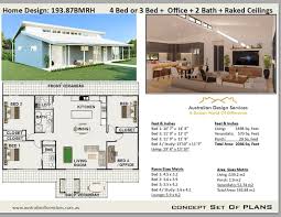 House Plans 4 Bedroom Or 3 Bed Office