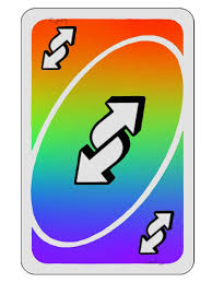 A rainbow uno reverse card it works on everything. Uno Reverse Rainbow Gif