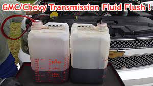 GMC / Chevrolet V8 ATF Transmission Fluid Flush / Exchange (Suburban,  Tahoe, Yukon, Sierra, etc) - YouTube