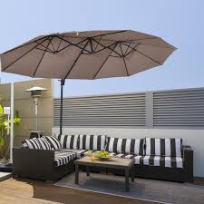 Outsunny Outdoor Patio Umbrella With