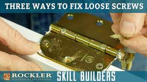How to Fix Loose Wood Screws | Rockler Skill Builders - YouTube