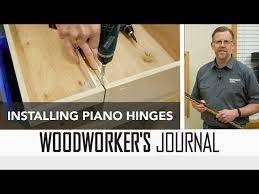 installing piano hinges