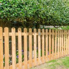 Palisade Picket Fence Panel Rounded