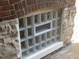 glass block basement windows glass