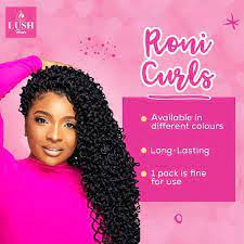 lush hair roni curls crochet braid 16